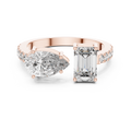 Mirevane Emerald & Pear Diamond Ring
