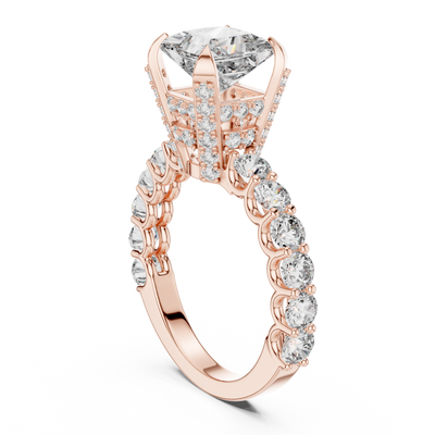 Nerissa 6.9 mm Princess Diamond Ring