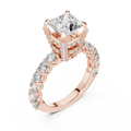 Nerissa 6.9 mm Princess Diamond Ring
