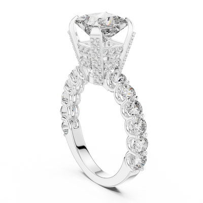Nerissa 6.9 mm Princess Diamond Ring