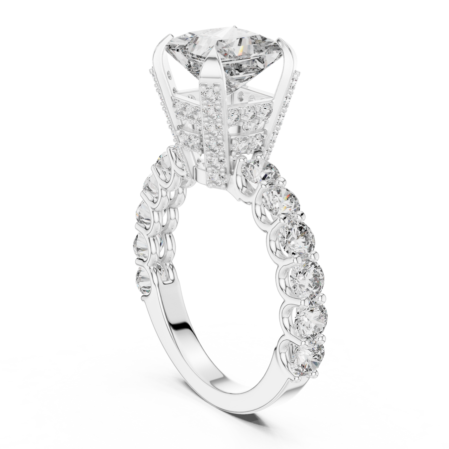 Nerissa 6.9 mm Princess Diamond Ring