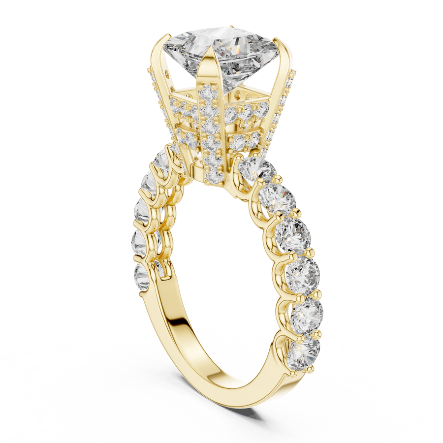 Nerissa 6.9 mm Princess Diamond Ring