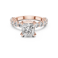 Nerissa 6.9 mm Princess Diamond Ring