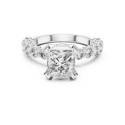 Nerissa 6.9 mm Princess Diamond Ring