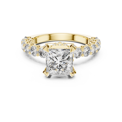 Nerissa 6.9 mm Princess Diamond Ring