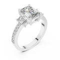 Caledria Emerald-Cut Diamond Ring
