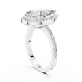 Thalienne 14.5 mm Pear Diamond Ring