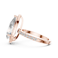 Thalienne 14.5 mm Pear Diamond Ring
