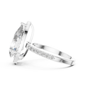 Thalienne 14.5 mm Pear Diamond Ring