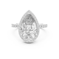 Thalienne 14.5 mm Pear Diamond Ring
