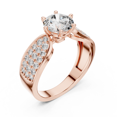 Nimuelle 6.5 mm Diamond Ring