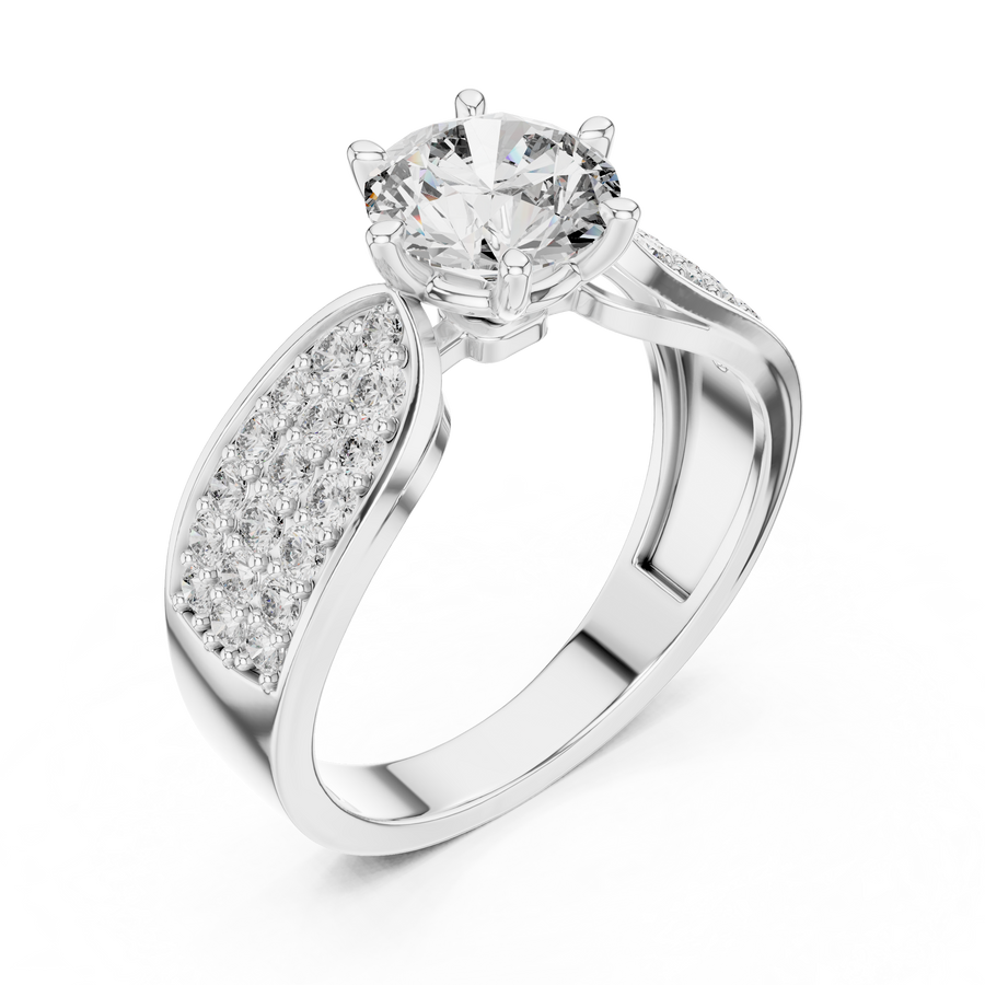 Nimuelle 6.5 mm Diamond Ring