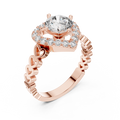 Rosavelle 6.5 mm Diamond Ring