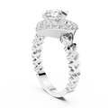 Rosavelle 6.5 mm Diamond Ring