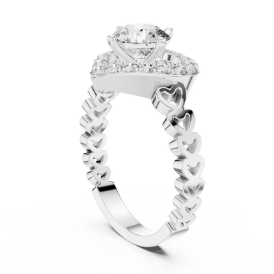 Rosavelle 6.5 mm Diamond Ring