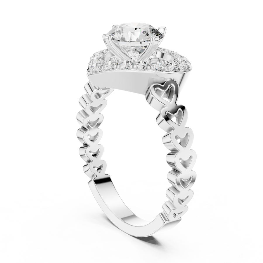 Rosavelle 6.5 mm Diamond Ring
