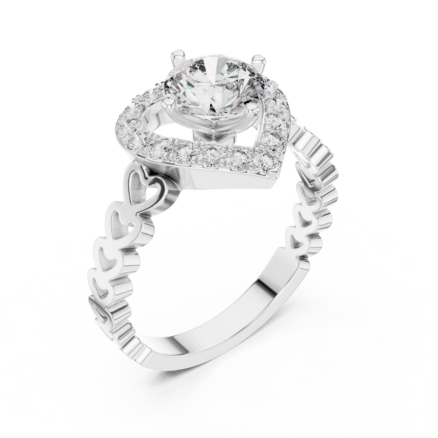 Rosavelle 6.5 mm Diamond Ring