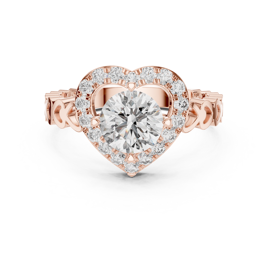 Rosavelle 6.5 mm Diamond Ring