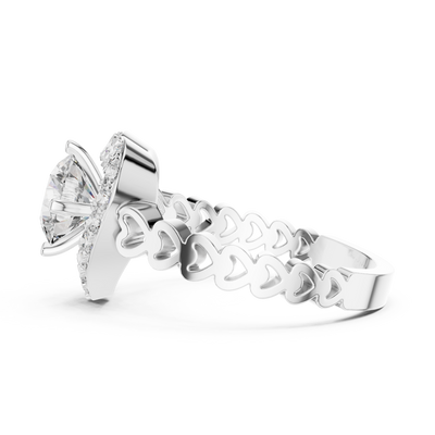 Rosavelle 6.5 mm Diamond Ring