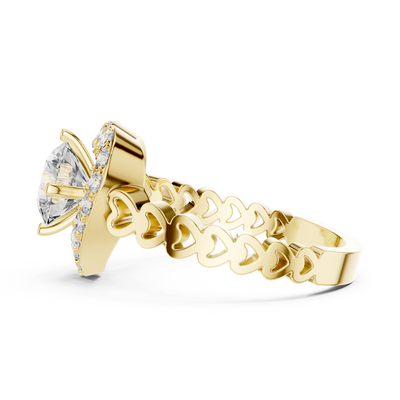 Rosavelle 6.5 mm Diamond Ring