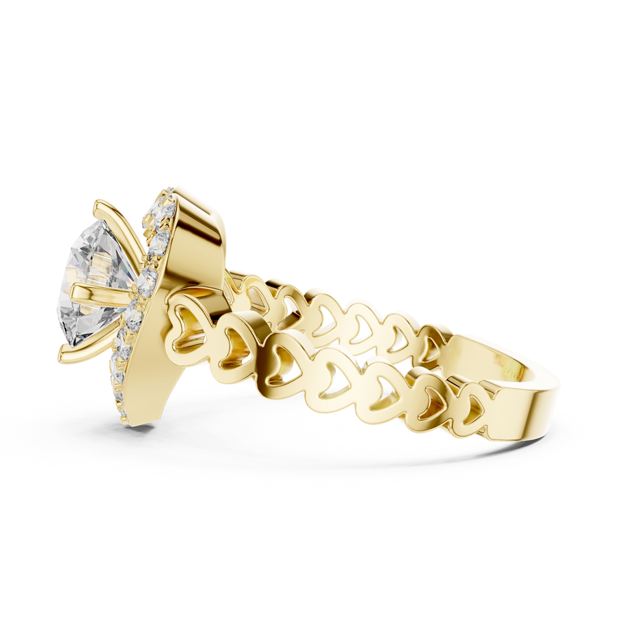 Rosavelle 6.5 mm Diamond Ring