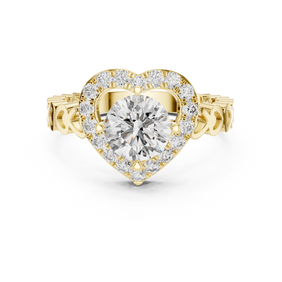 Rosavelle 6.5 mm Diamond Ring