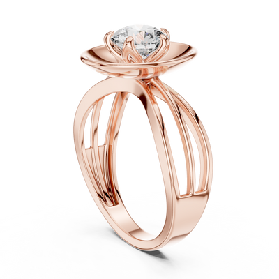 Virelia 6.5 mm Diamond Ring