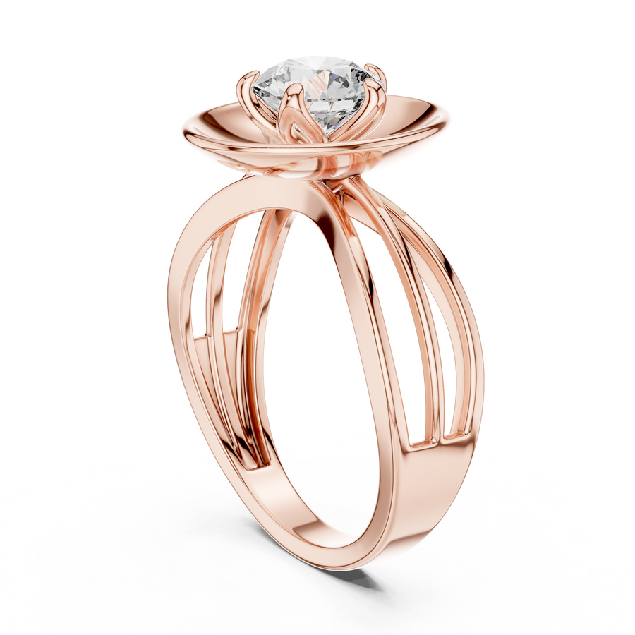 Virelia 6.5 mm Diamond Ring