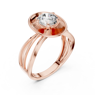 Virelia 6.5 mm Diamond Ring