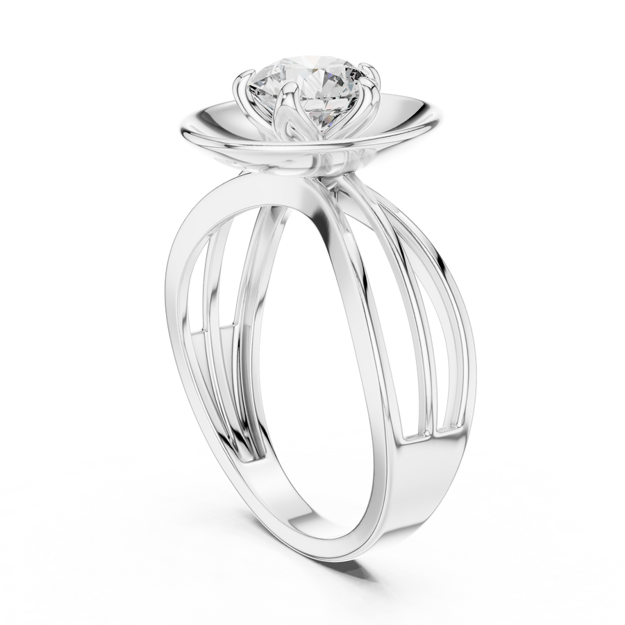 Virelia 6.5 mm Diamond Ring