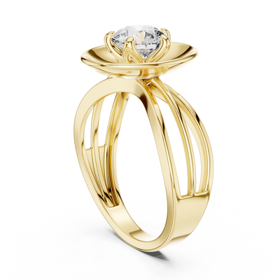 Virelia 6.5 mm Diamond Ring