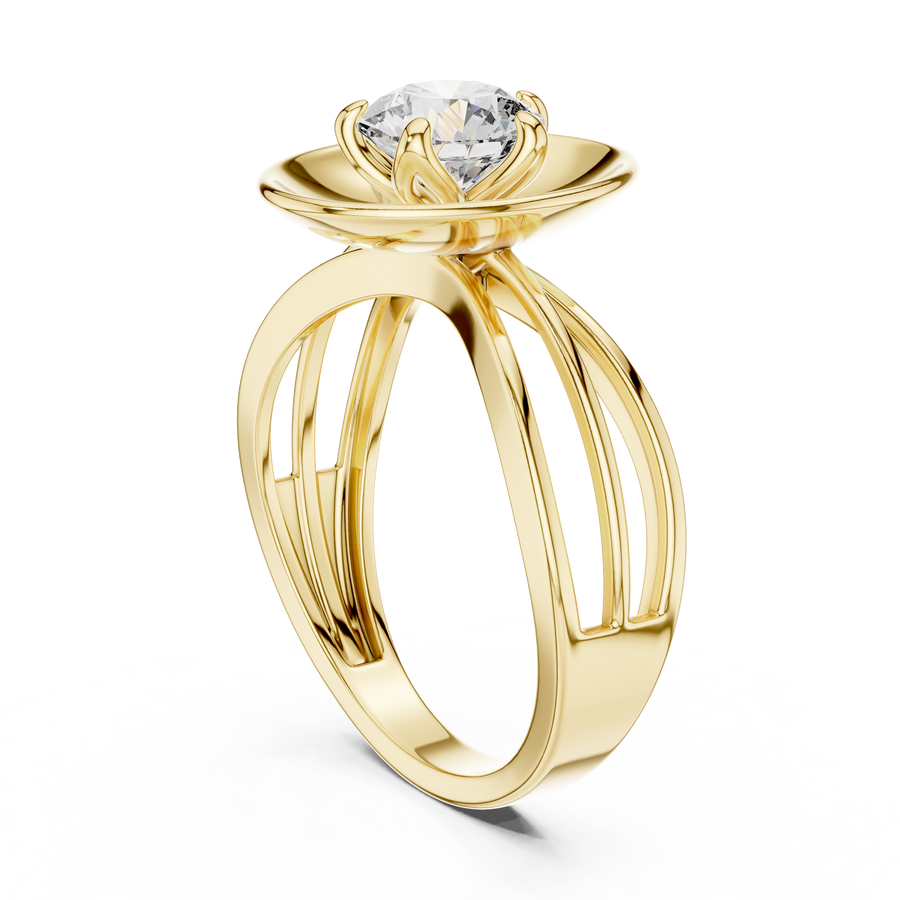 Virelia 6.5 mm Diamond Ring