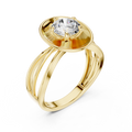 Virelia 6.5 mm Diamond Ring