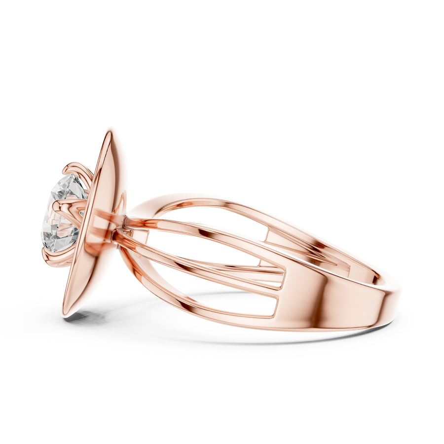 Virelia 6.5 mm Diamond Ring