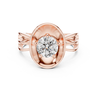 Virelia 6.5 mm Diamond Ring