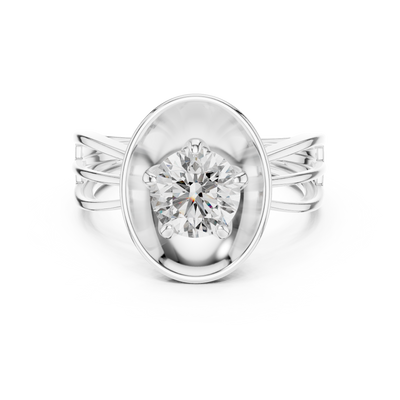 Virelia 6.5 mm Diamond Ring
