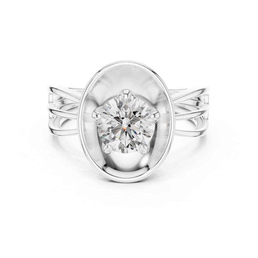 Virelia 6.5 mm Diamond Ring
