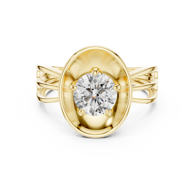 Virelia 6.5 mm Diamond Ring