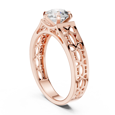 Zorielle 6.5 mm Diamond Ring
