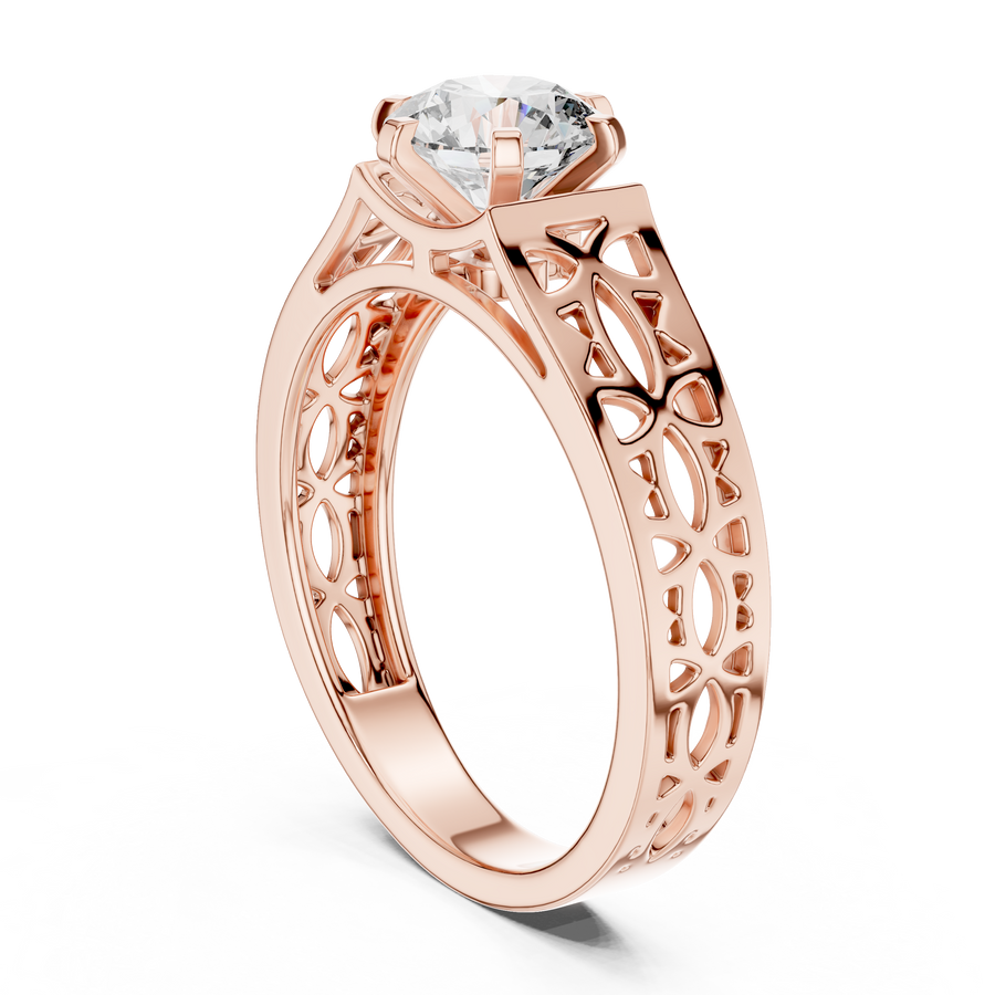 Zorielle 6.5 mm Diamond Ring