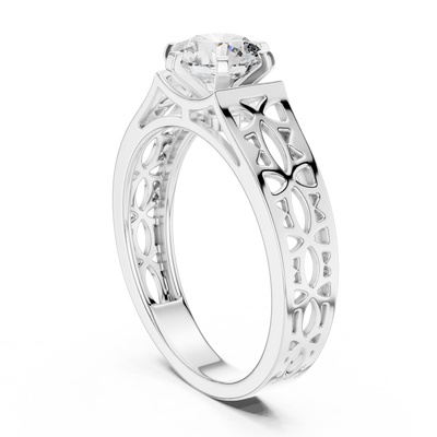 Zorielle 6.5 mm Diamond Ring