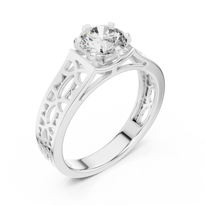 Zorielle 6.5 mm Diamond Ring