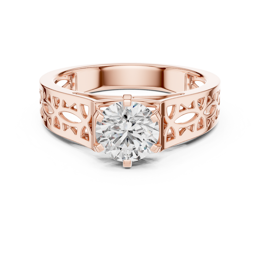 Zorielle 6.5 mm Diamond Ring