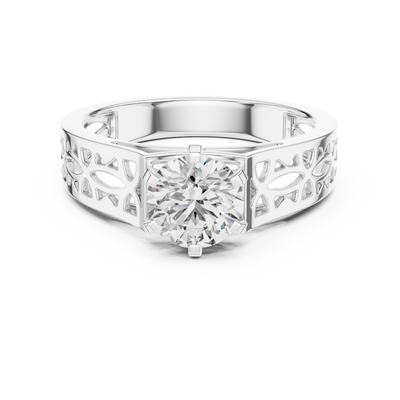 Zorielle 6.5 mm Diamond Ring