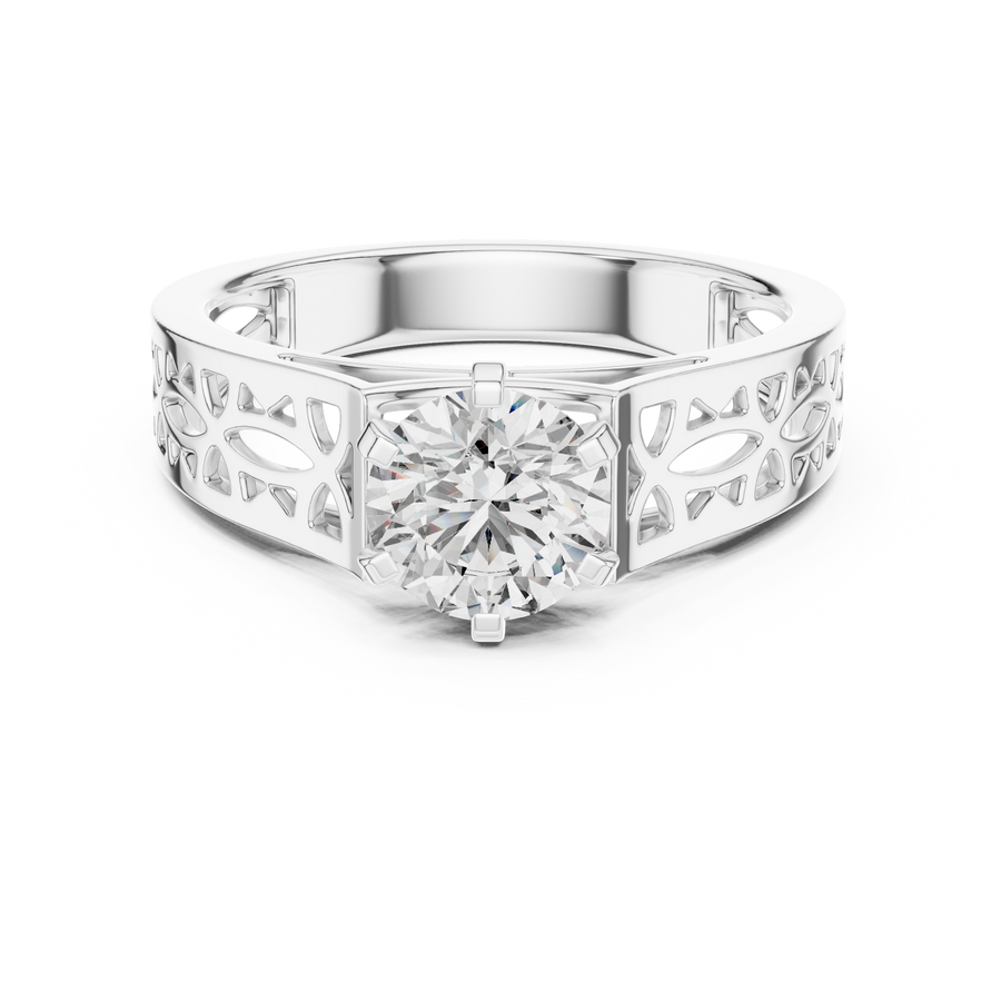 Zorielle 6.5 mm Diamond Ring