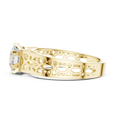 Zorielle 6.5 mm Diamond Ring
