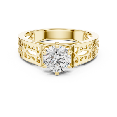Zorielle 6.5 mm Diamond Ring