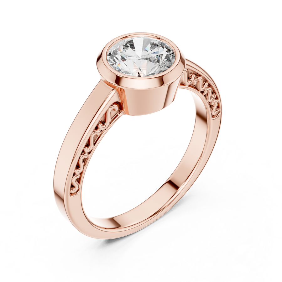 Calyndra 6.5 mm Diamond Ring