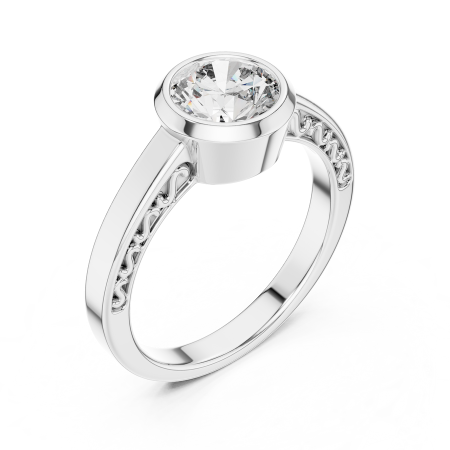 Calyndra 6.5 mm Diamond Ring