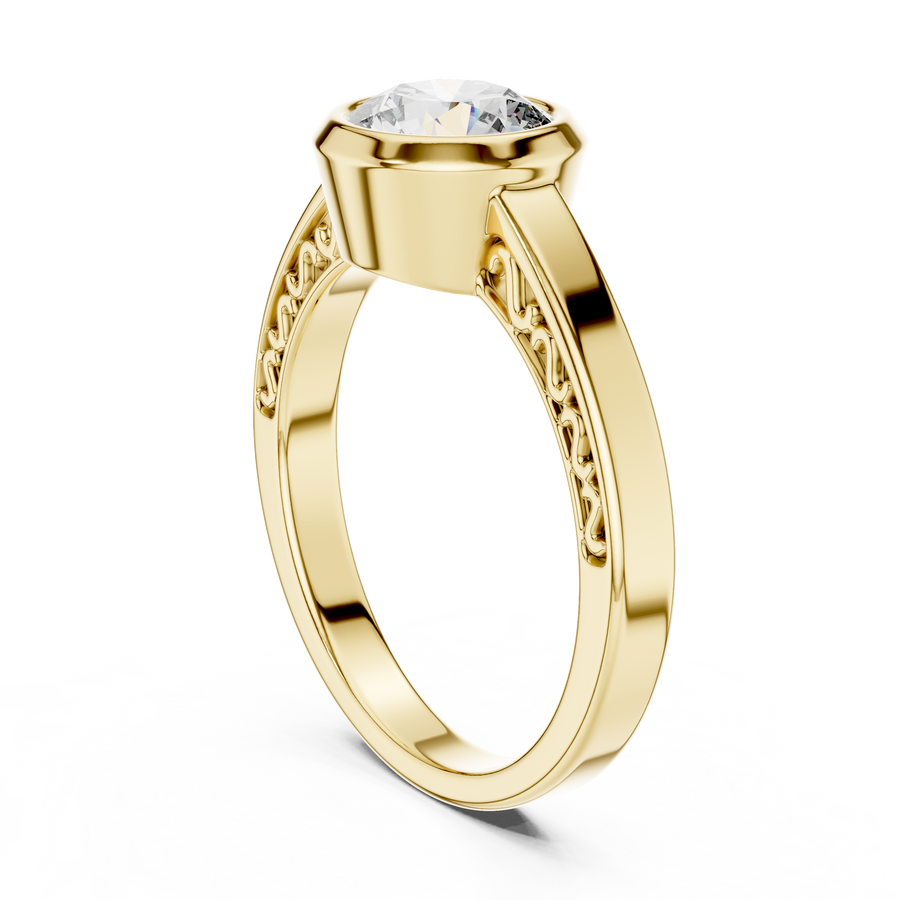 Calyndra 6.5 mm Diamond Ring